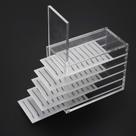 Caixa de armazenamento de cílios Sonew Acrylic Cosmetic Organizer Clear