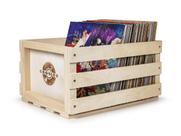 Caixa de armazenamento de discos Crosley AC1004A-NA contém 75 álbuns Caixa de armazenamento de discos Crosley AC1004A-NA contém 75 álbuns
