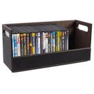 Caixa de armazenamento de DVD Stock Your Home Faux Leather Espresso Caixa de armazenamento de DVD Stock Your Home Faux Leather Espresso
