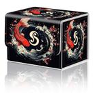 Caixa de armazenamento de jogos de cartas DEGDFSGR para TCG Deck MTG Black Red