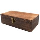 Caixa de armazenamento de madeira HingoFuni Solid Wood Container Vintage