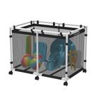 Caixa de armazenamento de piscina POOL FELLOWS 810L com rodas para equipamentos de piscina