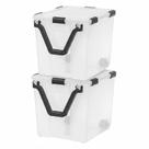 Caixa de Armazenamento IRIS USA 100 Litros com Rodas e Vedação Weatherproof Caixa de Armazenamento IRIS USA 100 Litros com Rodas e Vedação Weatherproof