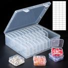 Caixa de armazenamento LEIYULY Diamond Art com 30 recipientes para artesanato