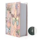 Caixa de armazenamento: livro, dicionário seguro com combinação de fechadura/chave