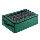 Caixa de armazenamento organizadora de enfeites de Natal Tiny Tim Totes Caixa de armazenamento organizadora de enfeites de Natal Tiny Tim Totes
