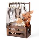 Caixa de armazenamento para bebês Caixa de madeira GiftAmaz 34x23x53 cm