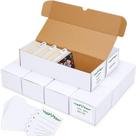 Caixa de armazenamento para cards colecionáveis Joyoumess com divisórias, kit com 6 unidades