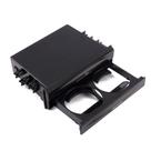 Caixa de armazenamento para carro Aramox Universal Single Din com porta-copos