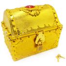 Caixa de armazenamento Pemalin Kids Pirate Treasure Chest com fechadura