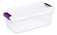 Caixa de armazenamento Sterilite ClearView Latch 6L empilhável, pacote com 12 Caixa de armazenamento Sterilite ClearView Latch 6L empilhável, pacote com 12