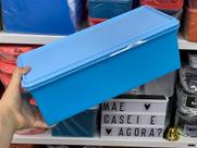 Caixa de Armazenamento Tupperware Mega 6 Litros Azul