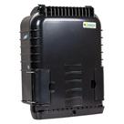 Caixa de Atendimento Óptico FTTH 1x16 CTO Inteligente Ip65 Preto para Distribuição de Cabeamento