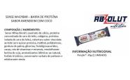 Caixa de barra de Proteína Sense Whey Bar com 12 unidade - Absolut Nutrition Caixa de barra de Proteína Sense Whey Bar com 12 unidade - Absolut Nutrition