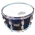 Caixa De Bateria 14x8 Madeira Revestimento PVC Preto 10 Afinações Esteira 24 Fios 580 BKW PHX Caixa De Bateria 14x8 Madeira Revestimento PVC Preto 10 Afinações Esteira 24 Fios 580 BKW PHX