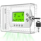 Caixa de bloqueio de termostato TRJ Large Clear com chave para parede de 4 x 6 cm