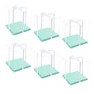 Caixa de bolo XININSUN Clear com fita 30 cm 25 cm, papelão, 6 unidades