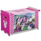 Caixa de brinquedos Delta Children Minnie Mouse com blusa retrátil rosa