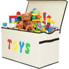 Caixa de Brinquedos Dobrável YOLOXO - Resistente e com Tampa