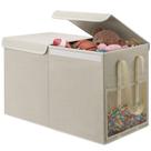 Caixa de brinquedos LOVSTORAGE Caixa de brinquedos grande e organizador de armazenamento de brinquedos para crianças