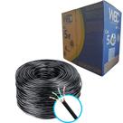 Caixa de Cabo de Rede Cat5E, 305 Metros, Utp 4p 4PX24AWG UTP CMX 100% Cobre WEC Preto Caixa de Cabo de Rede Cat5E, 305 Metros, Utp 4p 4PX24AWG UTP CMX 100% Cobre WEC Preto