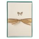 Caixa de cartão Graphique Butterfly com 10 cartões e envelopes