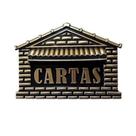 Caixa De Cartas Correio Alumínio P/ Portão Ou Muros Casinha