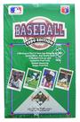 Caixa de cartas de beisebol Upper Deck 1990 com 36 pacotes metalizados