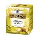 Caixa de Chá Limão com Gengibre 10 Sachês - Twinings Caixa de Chá Limão com Gengibre 10 Sachês - Twinings