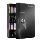 Caixa de chaves SentrySafe KB-25 pequena preta para montagem na parede com 25 teclas