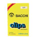 Caixa de Clips Linha Leve 6/0 Caixa com 50 Unidades Bacchi