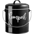Caixa de compostagem DAYYET 5L Farmhouse Kitchen com tampa e filtros de carvão