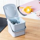 Caixa de compostagem de cozinha Minky Homecare Countertop 3,5 L cinza claro