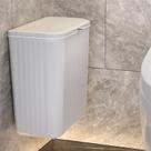 Caixa de compostagem de cozinha Ryhiac 9L com tampa montada na parede cinza