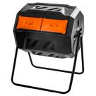Caixa de Compostagem Hourleey Outdoor 163L - Câmara Dupla com Portas Deslizantes