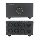 Caixa de comutação de áudio SOLUPEAK X301 3-Way XLR Stereo Caixa de comutação de áudio SOLUPEAK X301 3-Way XLR Stereo