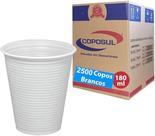 Caixa de copos Descartaveis 180ml (Água/suco) com 2500 un Faça fácil