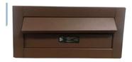 Caixa De Correio Aço Inox Marrom Carta Corten Muro 35x15 Caixa De Correio Aço Inox Marrom Carta Corten Muro 35x15