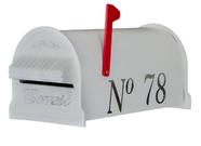 Caixa De Correio Americana De Aluminio Fundido Condomínio Luxo Sem Pedestal + Jogo de Numero Caixa De Correio Americana De Aluminio Fundido Condomínio Luxo Sem Pedestal + Jogo de Numero