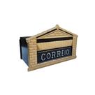 Caixa De Correio Cartas Para Muro Detrás Ouro 15x23x11cm