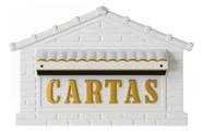 Caixa de Correio Modelo Universal Tijolinho Correspondência Casa Fundo Muro e Grade de Portão