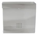 Caixa De Correio Prata - Aço Inox - Com Fechadura - Standers
