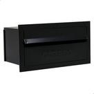Caixa de Correio Premium Modelo Atlanta - 20x31,5x15,5cm - Cor Preta