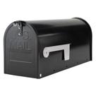 Caixa de correio RAINHOL em aço galvanizado preto 48x22x17 cm