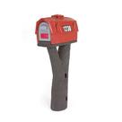 Caixa de correio Simplay3 Rustic Red Barn Plastic com suporte de poste Caixa de correio Simplay3 Rustic Red Barn Plastic com suporte de poste