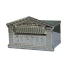 Caixa de Correio Tijolinho Inox Embutir 15x21x12cm Prata Metalmig