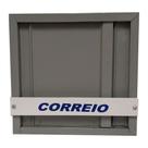 Caixa de Correio Vertical Cinza para Portão e Grade - Aço Reforçado SF53