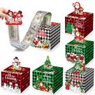 Caixa de Dinheiro de Natal Justforjoyful - Vermelha, Verde e Branca