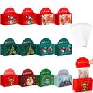 Caixa de dinheiro de Natal Kritkin, 12 peças, dispensador de dinheiro do Papai Noel com presente de árvore, bolsa grande, 300, caixa de dinheiro, kit de bolo de dinheiro de alce para presente, festa para adultos (padrão)