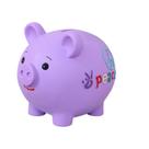 Caixa de dinheiro de PVC Piggy Bank Creative Cartoon Pig 16x13x13cm